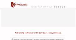 Desktop Screenshot of cosmotronics.com
